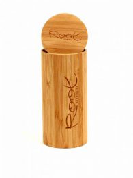 ZAS robapinzas.com | caja cilíndrica bamboo gafas root. caja cilíndrica de bamboo para gafas de madera root.