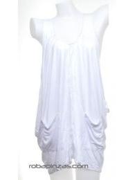 ZAS robapinzas.com | Vestido de algodón playero abierto a los lados, talla única