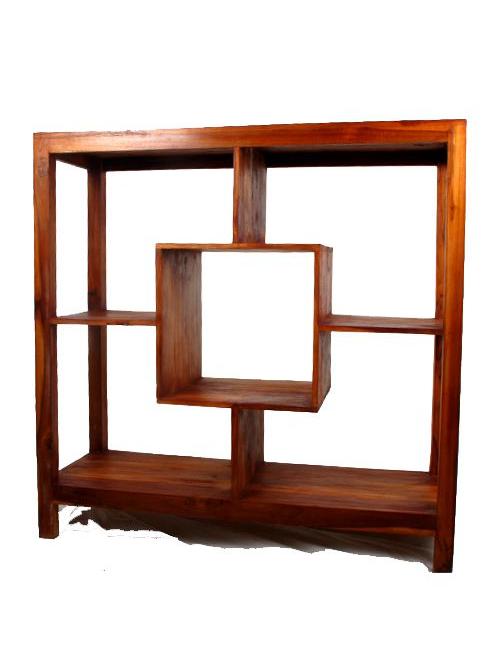 Mueble expositor cuadrado de madera de teca, medidas 100x100x35. (Este artículo debido a sus dimensiones tiene cargos de envío adicionales) ZAS robapinzas.com | Mueble expositor cuadrado de madera de teca, medidas 100x100x35. (Este artículo debido a sus dimensiones tiene cargos de envío adicionales)