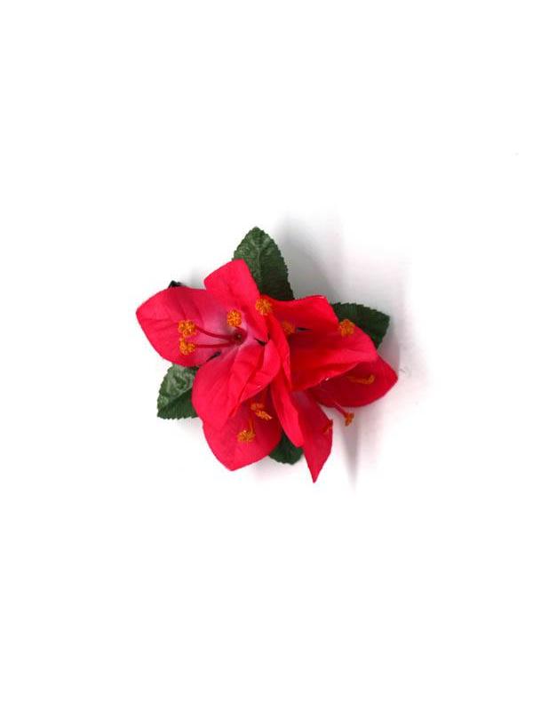 Flores de tela para el pelo con pinza metálica ZAS robapinzas.com | Flores de tela para el pelo con pinza metálica