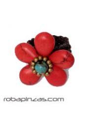 ZAS robapinzas.com | 
	Anillos de piedras con forma de flor el arnillo est&aacute; hecho en algod&oacute;n encerado, se ajusta a todas las tallas.
