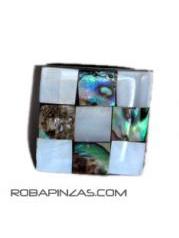 Modelo: M-2 Anillos resina y conchas madre Mod M-2