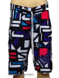 ZAS robapinzas.com | Ba&ntilde;ador chico tri&aacute;ngulos multicolor, con bolsillo lateral y cord&oacute;n ajustable