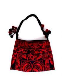 ZAS robapinzas.com | bolso &eacute;tnico colorido realizado con telas tribales del norte de tailandia tejidas a mano. medidas 30X24CM