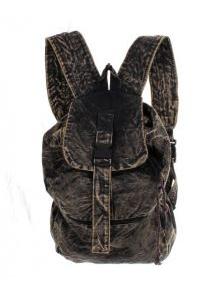 ZAS robapinzas.com | Mochila de loneta lavada a la piedra con multiples bolsillos y cintas regulables.