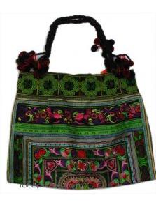 ZAS robapinzas.com | 
	Bolso &eacute;tnico tama&ntilde;o grande, realizado con telas tribales, con bolsillo interior y cremallera
	&nbsp;
