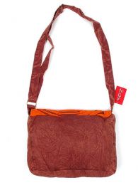 Detalle no seleccionable para compra bolso hippie circulos y flores. detalle del producto