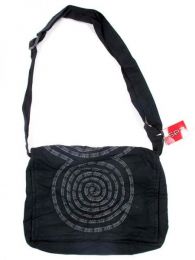 Modelo: Negro bolso mensajero espiral. bolso Mod Negro