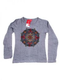 Modelo: Gris Camiseta de algodón Mod Gris