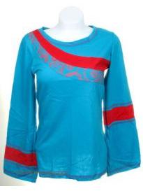 ZAS robapinzas.com | Camiseta bicolor, en manga larga, algod&oacute;n. Talla &uacute;nica.