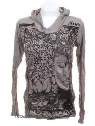 ZAS robapinzas.com | 
	Camiseta Buda, SURE, algod&oacute;n manga larga y capucha
