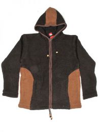 Modelo: Marrón Chaqueta de lana Alternativa. Mod Marrón