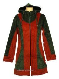ZAS robapinzas.com | 
	Chaquet&oacute;n de invierno de pana. dise&ntilde;o bicolor desigual, capucha, forro polar interno.
