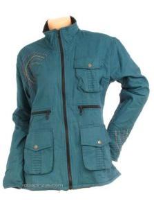 ZAS robapinzas.com | 
	Chaqueta de invierno con forro polar interno, cuello alto bolsillos multiples con cremalleras

