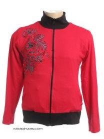 ZAS robapinzas.com | Chaqueta REVERSIBLE, por un lado es lisa con un bordado en el lateral superior por el otro lado patchwork aleatorio