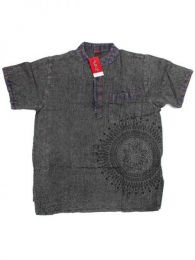 Modelo: Gris Camisa 100% algodón Mod Gris