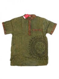 Modelo: Verde Camisa 100% algodón Mod Verde