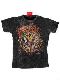 Modelo: Negro Camiseta 100% algodón Mod Negro