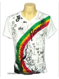 ZAS robapinzas.com | Camiseta Flow, estlio arrugado, desgarrada