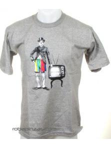 ZAS robapinzas.com | Chaplin, camiseta manga corta algod&oacute;n