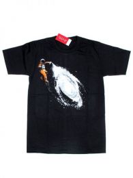 Modelo: Negro Camiseta de manga corta de Mod Negro
