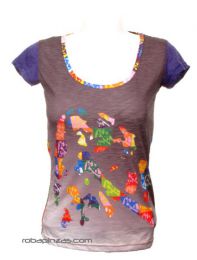 ZAS robapinzas.com Camiseta fina estampada
