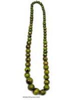 ZAS robapinzas.com | 
	Collar bolas de madera lacadas haciendo aguas.
