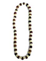 ZAS robapinzas.com | Collar de bolas de madera y hueso de tiburón. Elástico