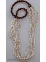 ZAS robapinzas.com | Collar largo cuentas conchas