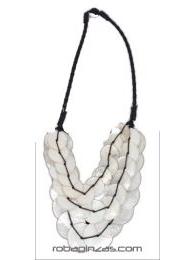 ZAS robapinzas.com | Collar multivueltas, circulos de nacar esmaltados