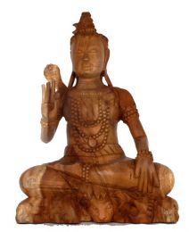 ZAS robapinzas.com | 
	Shiva, figura de madera de teca tallada a mano, alto 50 cm
