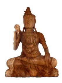 ZAS robapinzas.com | 
	Shiva, figura de madera de teca tallada a mano, alto 50 cm
