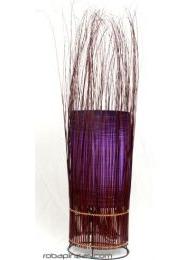 ZAS robapinzas.com | 
	Lampara de tela y materiales naturales tama&ntilde;o GRANDE. Completa con casquillo enchufe etc (corresponde a la m&aacute;s grande de las im&aacute;genes
