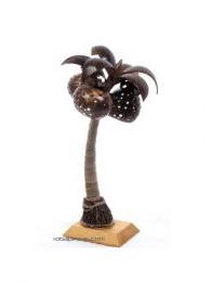 ZAS robapinzas.com | 
	Lampara- palmera de coco mediana. Viene SIN casquillo ni cable. Como l&aacute;mpara o como objeto decorativo
