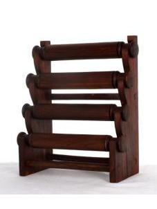 ZAS robapinzas.com | Expositor de pulseras de mesa con 4 rollos, medidas: 40x30x13 cm