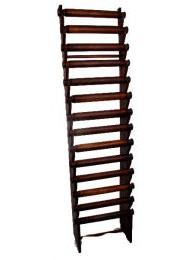 ZAS robapinzas.com | Expositor de pulseras de pi&eacute;, con 14 rollos. Realizado en madera, medidas: 150x40x20 cm