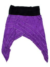 Modelo: Morado Falda diseño picos Mod Morado