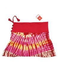 Modelo: Rojo Minifalda de punto de algodón Mod Rojo