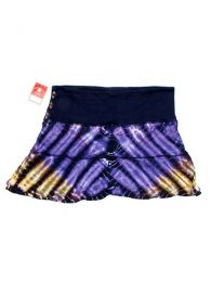 Modelo: Morado Minifalda de punto de algodón Mod Morado