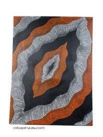 ZAS robapinzas.com | 
	Cuadros pintados con t&eacute;cnica de puntos 80x60cm
