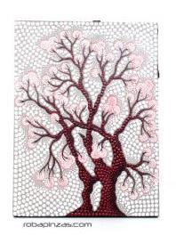 ZAS robapinzas.com | 
	Cuadros pintados con t&eacute;cnica de puntos 40x30cm
