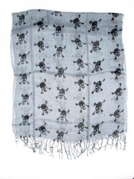 Modelo: Gris Fular mini pareo fino de telas Mod Gris
