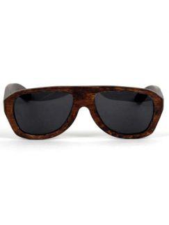ZAS robapinzas.com | Gafas de sol de madera root. Montura de madera brown bamboo y lentes grises polarizadas protecci&oacute;n uv400, incluye funda combinaci&oacute;n de tejido y piel root.&nbsp;&nbsp;medida frontal: 15x5cm (ancho-alto)