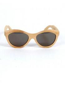 ZAS robapinzas.com | gafas de sol de madera root. montura de madera bamboo natural y lentes gold mirror tac polarizadas protección uv400, incluye funda de yute, embalaje de cartón y gamuza root. medida frontal: 14,2x5cm (ancho-alto