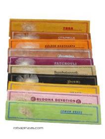 ZAS robapinzas.com | 
	Incienso natural&nbsp; tibetano. Envoltorio de papel reciclado hecho a mano.
