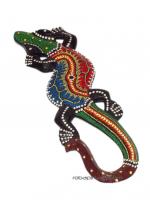 ZAS robapinzas.com | 
	Gecko madera de sono decorada, tama&ntilde;o 30cm aprox. ** Debido a la naturaleza del art&iacute;culo algunos dise&ntilde;os pueden diferir ligeramente del de la foto
