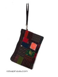 ZAS robapinzas.com | 
	cartera neceser c&aacute;&ntilde;amo y piel, patchwork
