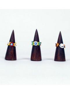 ZAS robapinzas.com | pack anillos bolitas colores, 20 uds.