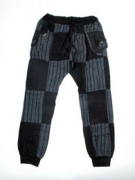 Modelo: Negro Pantalón hippie patchwork Mod Negro