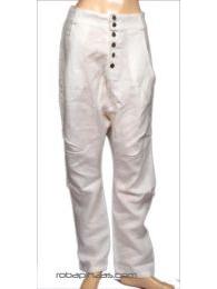 ZAS robapinzas.com | Pantal&oacute;n lino botones, unisex, talla &uacute;nica